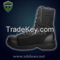 High quality military anti-riot leather combat/training boots