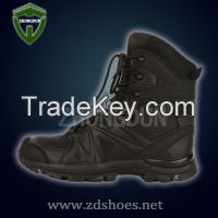 black military combat mens genuine leather boots
