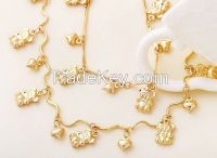 18k gold plated bracelet with low price sell