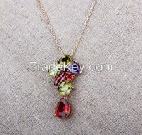 18k gold plated pendant necklace with lowest price sell