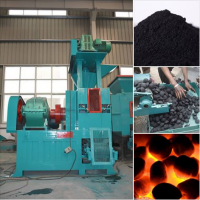 Coal briquette making machine