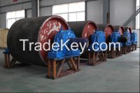 Pulley, roller, head pulley, tail pulley