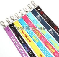 Promotion Polyester Lanyards with Silkscreen Imprint