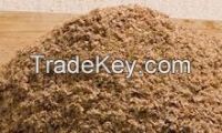 Wheat bran for animal feed