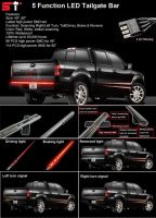 60" Truck Tail Light Tailgate LED Rigid Strip Light Bar