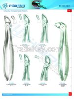 extraction forceps in american and english  pattern