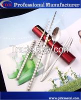 stainless steel chopsticks spoon fork set /stainless steel flatware set