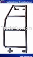 cross country stainless steel car rear door roof ladder