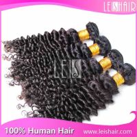 Grade 5a unprocessed virgin 100% brazilian deep curly hair