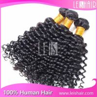 Top selling products deep curl brazilian human hair extensions