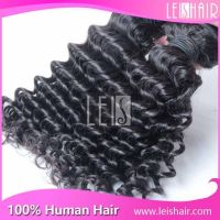 100% virgin deep curl brazillian hair Extension Grade 7A