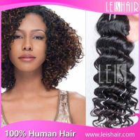 Factory price cheap virgin deep curl brazilian hair