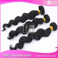 Unprocessed 5A 100% Human Virgin Loose Wave Peruvian Hair Weaving