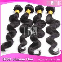 hot selling Color 1B Grade 5A Body Wave Wholesale Peruvian Hair