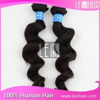 Loose Wave 6A Human hair Peruvian Virgin Hair