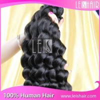 Color 1B 10-30 inch loose wave 100% virgin peruvian hair