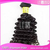 Tangle Free Top quality Virgin Curly Peruvian hair weft