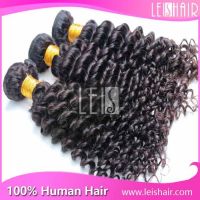 Wholesale raw unprocessed virgin indian hair curly