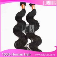 Easy to dye indian body wave remi hair weave wholesale