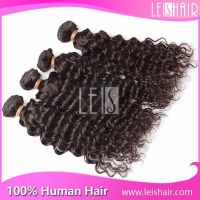 Good feedbacks virgin indian deep curly hair weaving