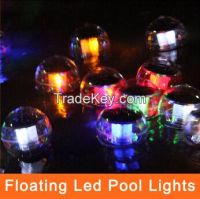 Solar Power Waterproof Floating LED 7 Colors Changing Pool Pond fountain floating rainbow Light Lamp