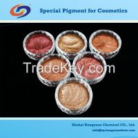 metal/Fe pearl effect pigment pearl pigment powder for cosmetic