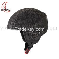 colorful leather snow helmet ski helmet for sport on snow