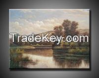 Decorative Handmade Landscape Oil Painting For Home