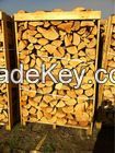 firewood in wooden 100/100/100 Box Pallet