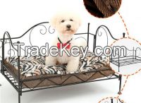 Luxury Fishin Metal frame Pet Dog Bed Dog House Pet products
