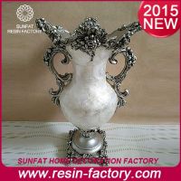 Ancient art crafts resin flower vase