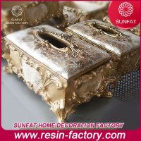 European modern resin tissue box home decoration