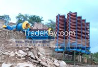 gravity separator spiral chute concentrator for Tin separation