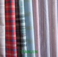 Sell all cotton yarn dyed fabric