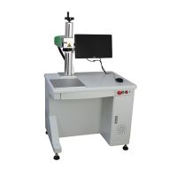 China 100W High precise fiber laser engraving machine