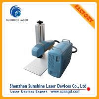 20W portable fiber mobile phone case laser engraving machine
