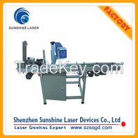 Shenzhen High Speed Co2 Flying Laser Marking Machine for Serial Number Bar Code