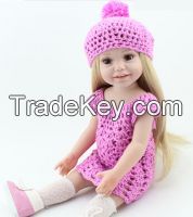 Custom dolls beautiful girl dolls toys children's gift 18 inch doll vi