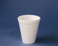 Foam cups and containers made of Expanded Polystyrene (EPS), foam