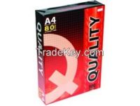 Quality red A4 copy paper 70GSM