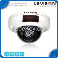 LS VISION 5mp mini ir sd card recording ip dome camera in security