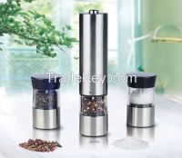 electric pepper mill with salt and pepper canister