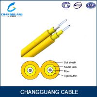 High quality Indoor fiber optic cable GJFJV LSZH Duplex Fiber Optical Cable
