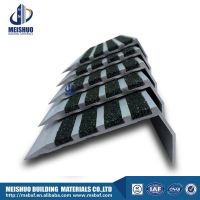 Aluminum exterior anti-skid carborundum stair nosing