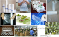 flat plastic bags for food packing bags on roll