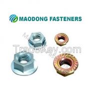 ISO 9001 Certificate DIN6923 hex nuts with flange