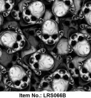 Hot Sale Fashion Skull Hydrographics 3D cubic printing Film Liquid Transfer Printing Film AquaPrint No.LRS066B