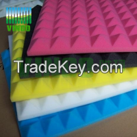 pyramid foam sheet, melamine acoustic foam