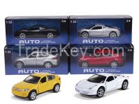 1:32 Diecast Car with Music, Light & Pull Back Functions--Tiandu