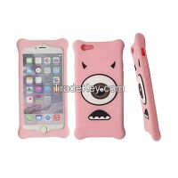 Sell 3D cute cartoon back silicone phone case for iphone 5s/6/6plus CO-SIL-403
